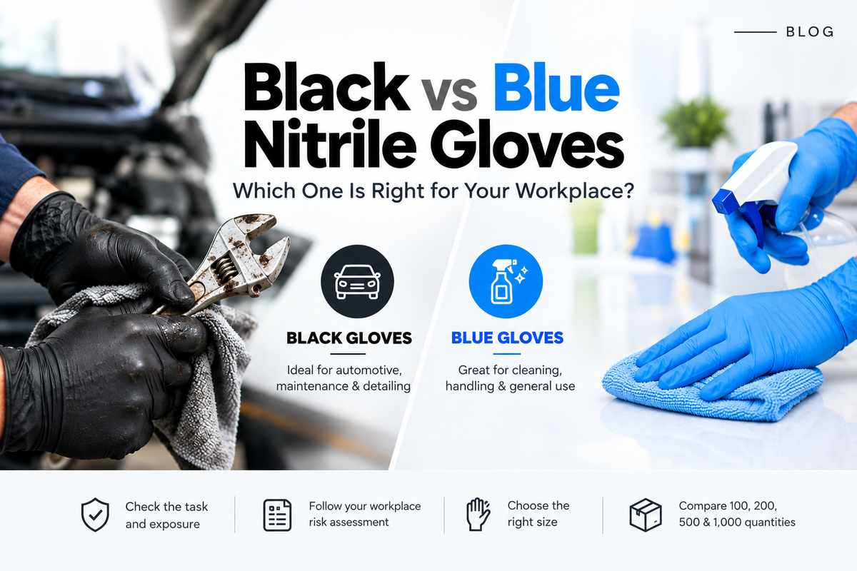 Black vs Blue Nitrile Gloves: Which Is Right for You