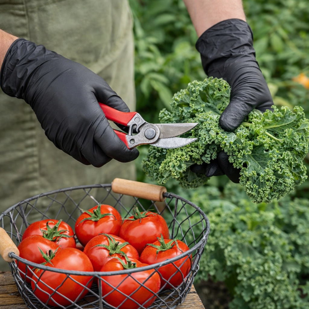 Black Nitrile Disposable Gloves – Powder Free, Latex Free, Heavy Duty Industrial & Food Safe Gloves 100 PCs